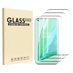3x Glasskydd OnePlus 9 Pro Härdat Täcker hela skärmen Transparent one size