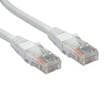 40M Ethernet Cable / 5e Network Lead/White / RJ45 Plugs / 40 Metres/CCA (BY CABLES 4 ALL)