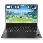 HP Omen Gaming Laptop 16-xd0001sa | AMD Ryzen 7-7840HS Processor | 16GB RAM | 512 GB SSD | NVIDIA GeForce RTX 4050 Laptop GPU | 16 inch FHD 16:9 Display | 144Hz | Microsoft Windows 11 | Black