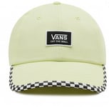 Brand New Vans Checkin Unisex Logo Cap in Yellow Pear Adjustable Back Strap