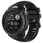 Garmin Instinct 2X Silikone Urrem - Sort