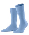 FALKE Men's Airport M SO Wool Cotton Plain 1 Pair Socks, Blue (Cornflower Blue 6554), 10-11