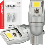 Ledlampor Canbus T10 W5w 2Smd 3570 Vit 12V 24V Amio-04256