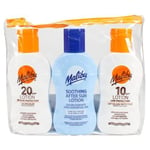 Malibu Sun Travel Essentials with Sun Cream Protection and After Sun Lotion S...