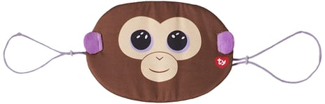 Ty UK Ltd Coconut Monkey Beanie Boo Face Mask, multicoloured, one size