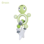 Turtle Teether Baby Silicone Molar Toy Green