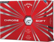 Callaway 2018 Chrome Soft Golf Balls One Dozen White
