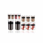 4 x 0,25 / 3 x 0,6 / 3 x 1L / 2 x 2L Bodum PRESSO