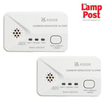 Twin Pack - Kidde 2030-DCR Battery LED Carbon Monoxide Detector / CO Alarm