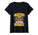 Womens Funny Taco Personalized Name Nacho Average Horace V-Neck T-Shirt