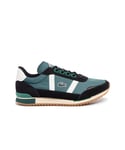 Lacoste Partner Retro 319 1 SMA Mens Green/Black Trainers - Blue Leather - Size UK 10