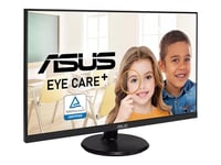 ASUS 27" LED - VA27DQF Ecran PC Full HD 1080p - 1920 x 1080 Pixels - 1 ms (MRPT) - 16/9 - Dalle IPS - 100 Hz - Adaptive-Sync - DisplayPort/HDMI - Noir