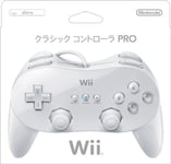 Nintendo Classic Controller Pro White for Wii Video Game F/S w/Tracking# Japan