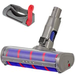 Soft Roller Brush Head Hard Floor Turbine Tool Trigger Lock for DYSON V6 Vacuum