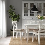 IKEA IKEA VATTENMOTT stoldyna, beige, 40x38x5.0 cm, cm 40x38x5.0 cm