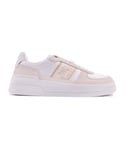 Tommy Hilfiger Womens Basket Trainers - White - Size UK 7