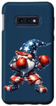 Galaxy S10e America Gnome Dad In Retro Boxing Shoes For Patriotic Boxer Case