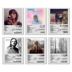 Taylor Swift Poster Folklore Album Reputation Poster Musikalbum Swiftie Supplies Poster För Rum Estetisk Canvas Väggkonst Sovrum