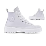 CONVERSE Chuck Taylor All Star Lugged Lift Platform Leather Sneaker, 1.5 UK