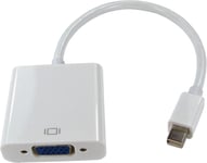 Cables Direct Mini Display Port Thunderbolt to VGA Female Socket Adapter Cable