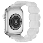 Apple Watch SE 40mm Flexibelt Armband i resin, pärlvit