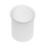 GLOREX 6 9732 094 - Moule à bougie en silicone - Motif cylindre rainuré - Environ 7 x 10,5 cm - Moule en silicone solide - Pour verser - Réutilisable