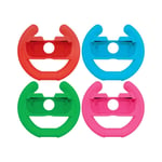 ONIVERSE - Pack of 4 Racing wheel controller holders - Blue/Red/Green/Pink (Nintendo Switch)