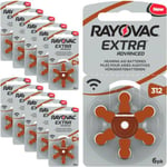 Rayovac Extra Advanced 312 60-pack