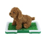 Puppy Potty Training Grass Pad Mat Pet Toilet Trainer Set Dog Tray Indoor House