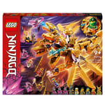 LEGO LEGO® NINJAGO - L’Ultra Dragon d’Or de Lloyd, Jouet avec Figurines Kai et Zane 71774