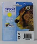 Epson Yellow T0714 Ink Cartridge Expired 05/2019