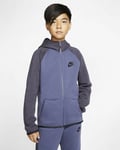 Nike Tech Fleece Windrunner Hoodie - Age 6-7 (XS) - Sanded Purple/Gridiron New