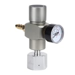 2-in-1 Mini CO2 Gas Regulator Soda Pressure Gauge with Adapter 3/8in to TR21.4 for Sodastream