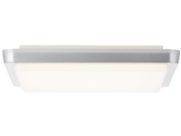 Brilliant Devora G91010A58 LED taklampa utomhus Energiklass: E (A - G) LED (RGB) Ljuskällan kan bytas ut av en elektriker 12 W Silver