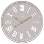 Acctim Northfield 50cm Wall Clock - Taupe