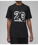 Nike Air Jordan Mens T Shirt In Black Cotton - Size X-Large