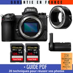 Nikon Z7 II + Nikon FTZ II + Grip Nikon MB-N11 + 2 SanDisk 128GB Extreme PRO UHS-II SDXC 300 MB/s + Guide PDF ""20 TECHNIQUES POUR RÉUSSIR VOS PHOTOS