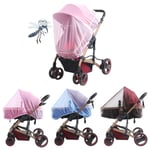 Hoomall Baby Mosquito Net Full Cover Infant Kids Stroller I Pink