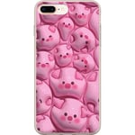Apple iPhone 8 Plus Genomskinligt Skal Grisar