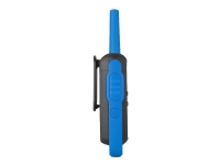 Motorola Talkabout T62 - Bärbar - tvåvägsradio - PMR - 446 MHz - 16-kanals - svart, blå (paket om 2)