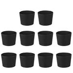 10Pcs Silicone Coffee Cup Sleeves Heat Resistant Coffee Tea Cup Sleeves Hot Coffee Tea Chocolate Drinks Insulated