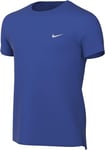 Nike Boy's Shirt B NK DF Miler SS, Game Royal/Reflective Silv, FD0237-480, XS