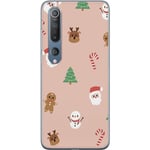 Xiaomi Mi 10 5G Transparent Mobilskal Klassisk Julfest