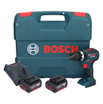Bosch GSB 18V-55 Professional Perceuse-visseuse à percussion sans fil 18 V 55 Nm Brushless + 2x batterie 4,0 Ah + chargeur +