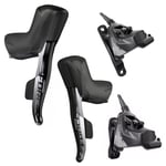 Sram Force eTap Axs Front & Rear Disc Brake Set - Black / 2x12 Pair