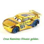 couleur cruz 51 or Voitures Pixar Cars 51 Cruz Ramirez, thème de peinture en aérosol 1:55, modèle de voiture