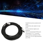 (5m / 16.4ft)Digital Optical Cable Gold Plated Connector Safe Lightweight