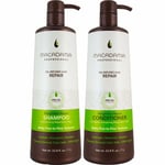 Macadamia Weightless Repair Shampoo & Conditioner Duo 1000ml Vegan Friendly