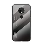 Hülle® Gradient Color Anti-Scratches Glass Case Compatible for Motorola Moto G7 (3)