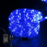 Tube Lumineux Extérieur led Guirlande Lumineuse Décoration et Adapteur d'alimentation Bleu-10M - Swanew